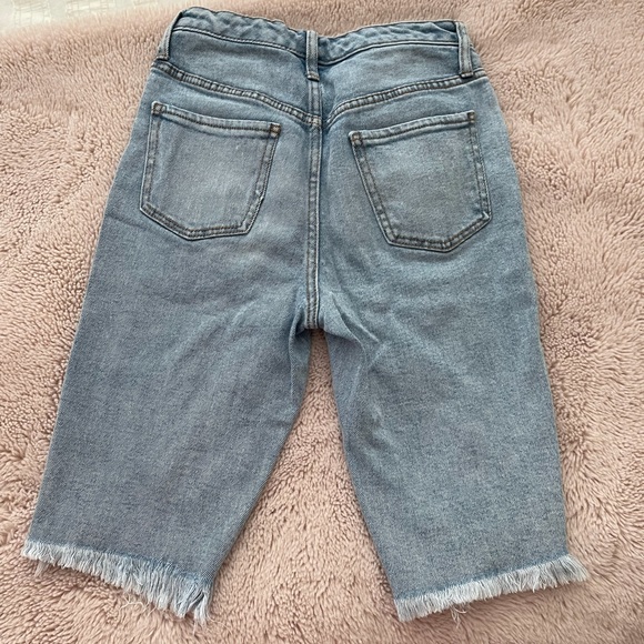 High Waisted Denim Shorts - Picture 2 of 6